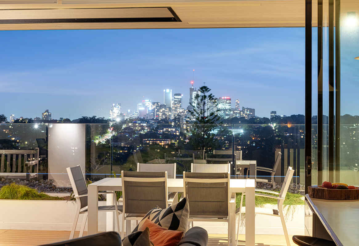 Luxury Penthouse Apartment with Magnificent Views and Rare 5 Car Garage